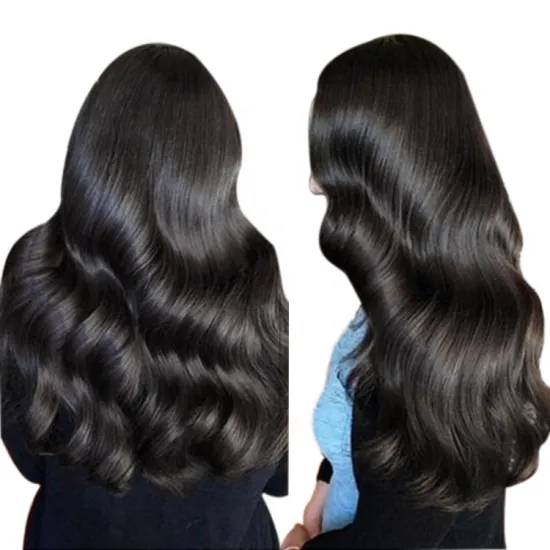 13x6 Hd Transparent medium brown Swisss Lace Frontal 100% raw virgin  remy Human Wig for Black with Baby hair vendor