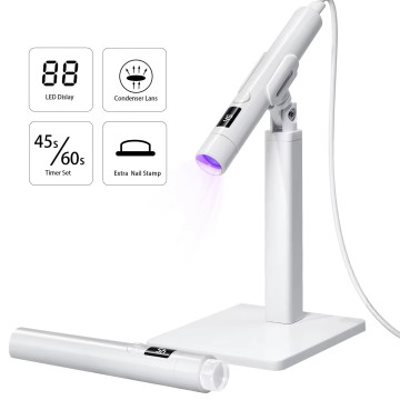 360 Đèn UV mini di động có thể sạc lại để làm khô móng