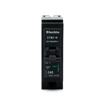 ETM2 Miniature Circuit Breaker 1P 6kA 10kA 6A-63A Overload Short Circuit Protection KEMA Certified