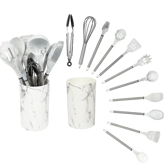 Wholesale Samrtpan New Design Marble Kitchen Cooking Gadgets, Silicone Tools Set & Accessories