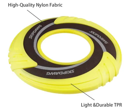 Nylon Fabric Non-Toxic Flying Disc Dog Toy