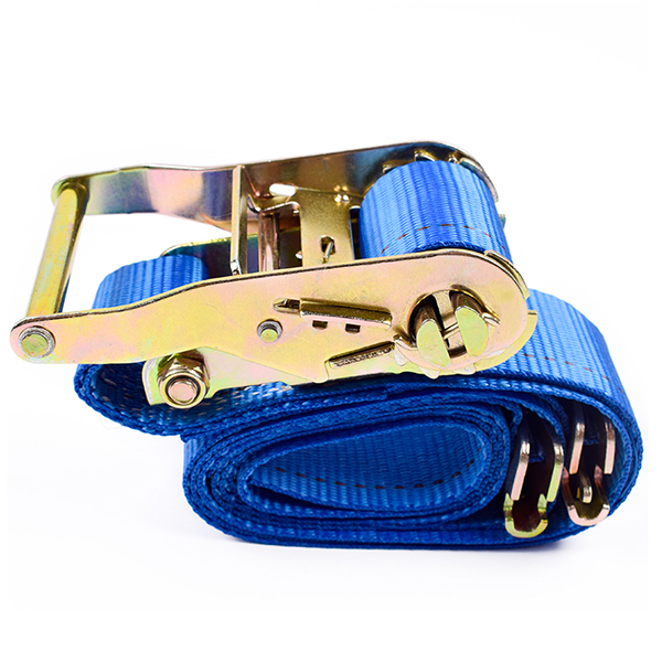 2 Inch Blue Cargo Belt Strap With Etrack