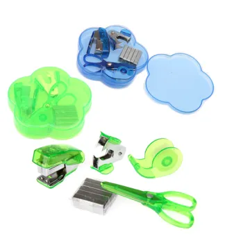 Flower shaped stationery set