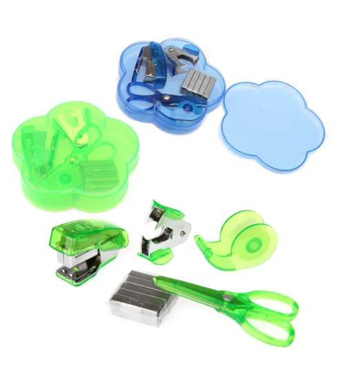 Flower shaped stationery set