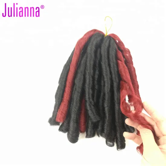 Japanese Fiber Synthetic Natural Wave Weave Dread Lock Extension Tangle Free Braid Hair