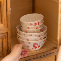 Gift Set New Design Chinese Style Kitchen Rice Soup 4.5 Inch/6 Inch Serving Ceramic Bowl for Wedding