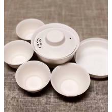 Disposable high-quality molded paper pulp tea cup