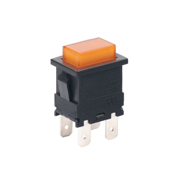 UL Olluminated Momentary Led Led Lod Thutcking Switch