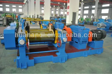 reclaim rubber refiner mill XKJ-480 for wast tire processing