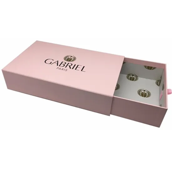 Sliding Design Cardboard Gift Headwear Storage Box