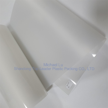 White pp sheet for thermoforming cups, bowls, lids