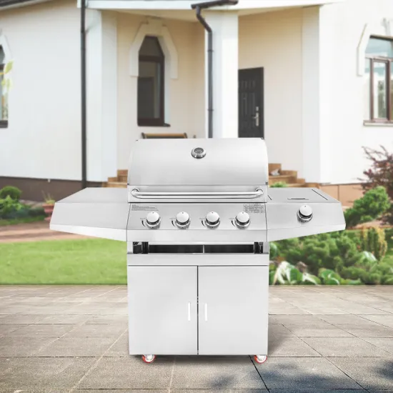 Factory Price Outdoor Gas Grill with Oven Barbecue Grill for Sale Modular Kitchen Cabinet