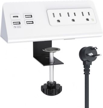 Standardowe gniazdo białego zasilania z PD 20W USB i paskiem napędu przedłużającego typu C
