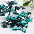 Rhombus shape acrylic design transparent stones for jewelry