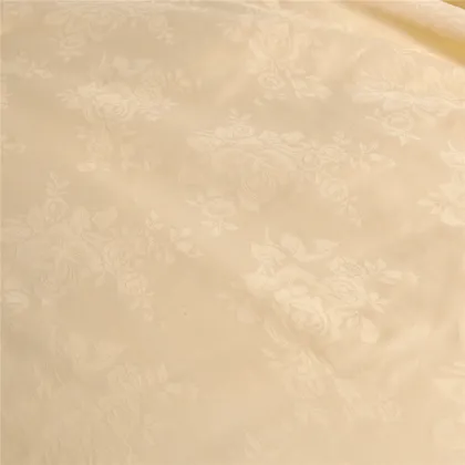 Satin Cotton Silk Quilt-Beige