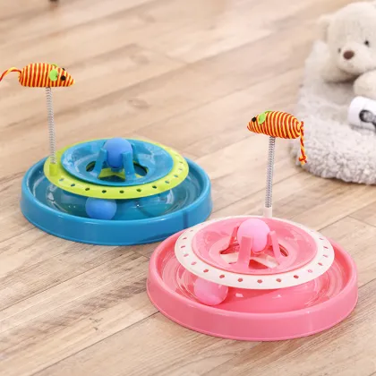 cat scratch pan cat playful partner