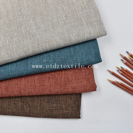 100% polyester with no stretch furniture fabric