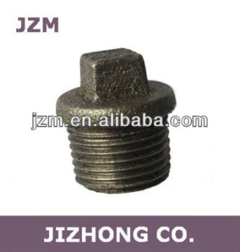 Malleable Iron Male Pipe Plugs BSPT Beaded