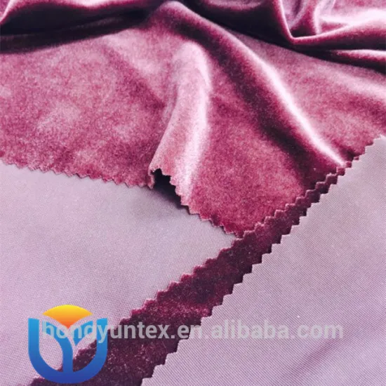 Korea Super Bright Velvet Fabric/ 4 Way Stretch Fabric