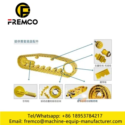 PC200 Crawler Komatsu Track Roller Supporting Roller