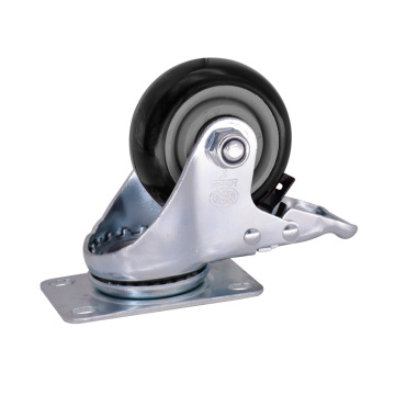 3" Plate Industrial Furniture Caster Wheels