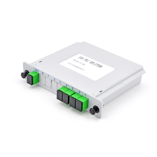 1x4 SC/UPC Cassette Card Inserting PLC Splitter Module