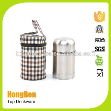 350ml 500ml stainless steel thermos food warmer container with bag
