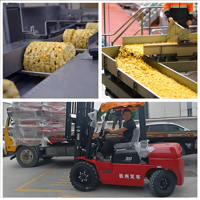 End-of-line snack packaging machinery for chi