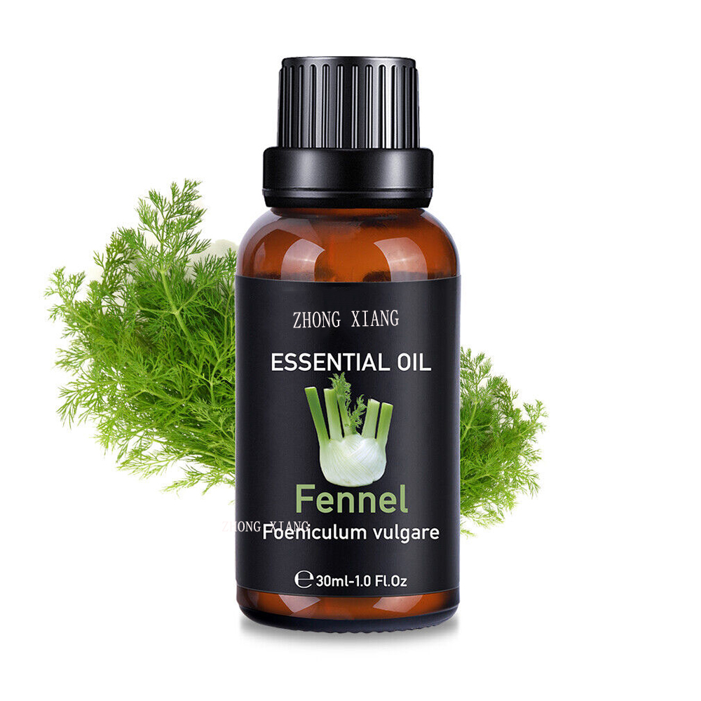 Bulk 100% Pure Fennel Essential Oil 50ml para massagem de aromaterapia com pele de massagem