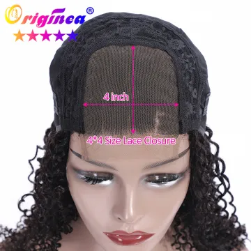 Bob curly style wig Brazilian Virgin Human hair lace wig