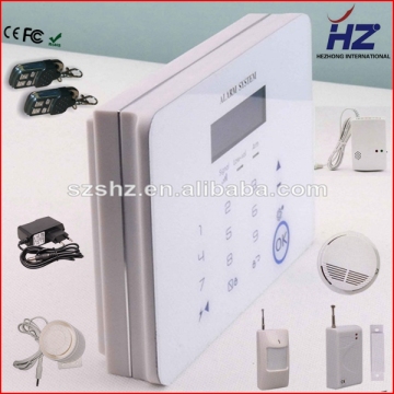 Chinese/English/German/French available PSTN home alarm gsm wireless