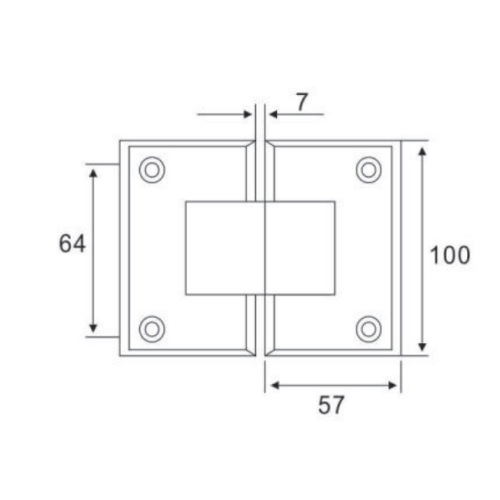 Big Beveled Corner Glass Shower Hinge Big Beveled Corner 90 Degree Shower Hinge Manufactory