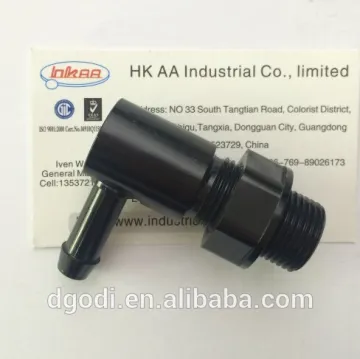 black anodized aluminum thread adapter, thread coupling, thread nipple