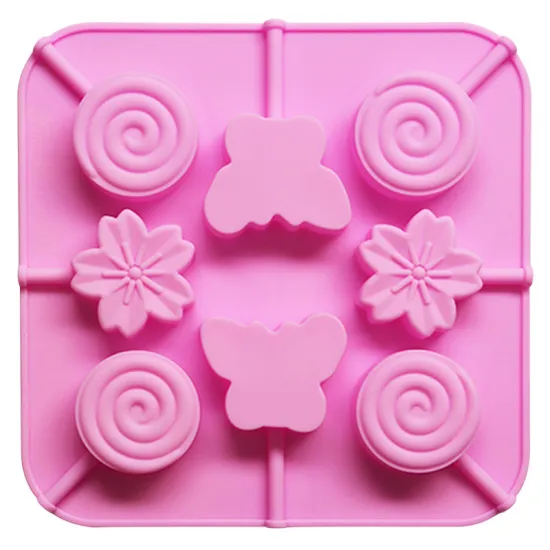 Hot Sale OEM Wholesale DIY Silicone Baking Lollipop Mold