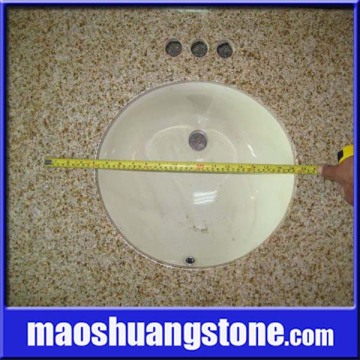 Yellow Granite G682 Golden Sand Bathroom Vanity Tops