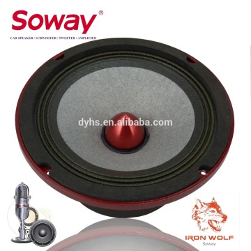 Soway SW-604PRO 6.5 "500W Pro Altavoz de automóvil de audio, conductor de altavoces de tapa de bala