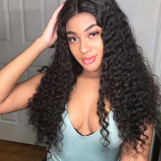 Cheap 100% Human Hair 13*4 Best Hair Vendors Preplucked Transparent Virgin For Black Women Human Hair Hd Curly Lace Front Wig