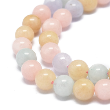 Shop Pandahall 6mm Round Natural Morganite Beads Strands Online