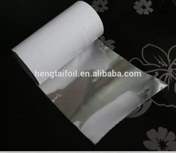 White red green blue gold color coated aluminum foil material for airline foil container
