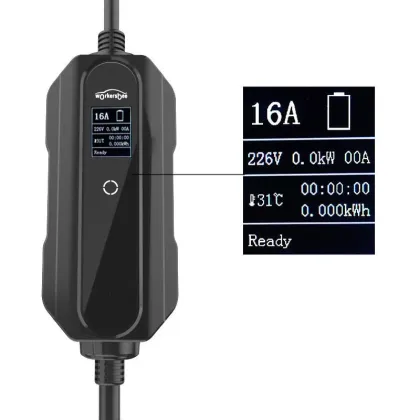Top Safety GB T20234 32A 220V Adjustable Amperes Portable EV Charger