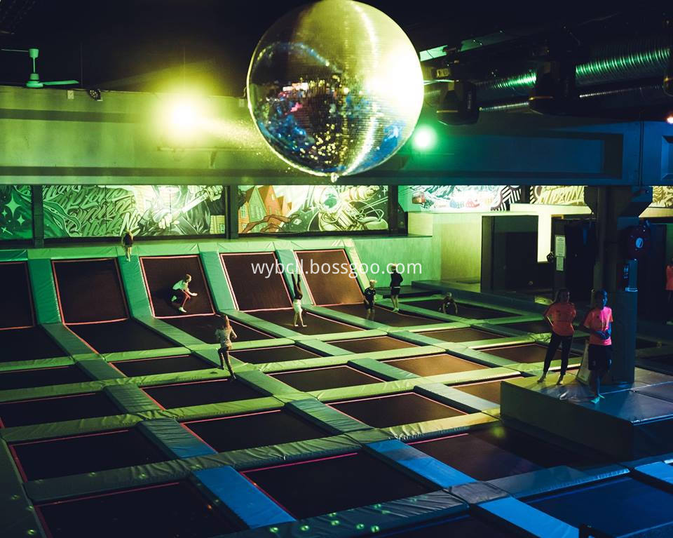 trampoline with ninja course trampoline with ninja course