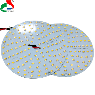 220V 운전자가없는 맞춤형 디자인 SMD 2835 120LED 라운드 고전력 따뜻한 흰색 LED 모듈
