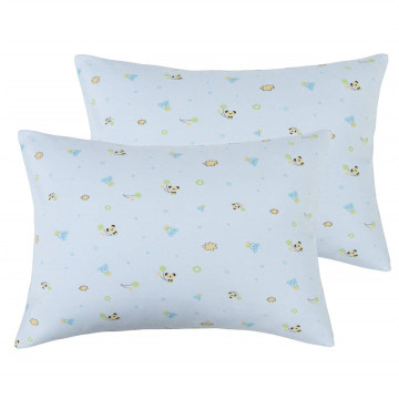 Organic Cotton Jersey Knit Kids Pillowcases