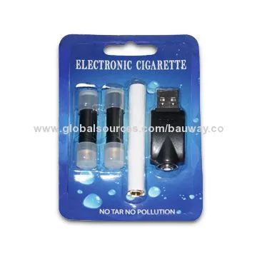 Disposable cartomizer/blister kit/rechargeable battery