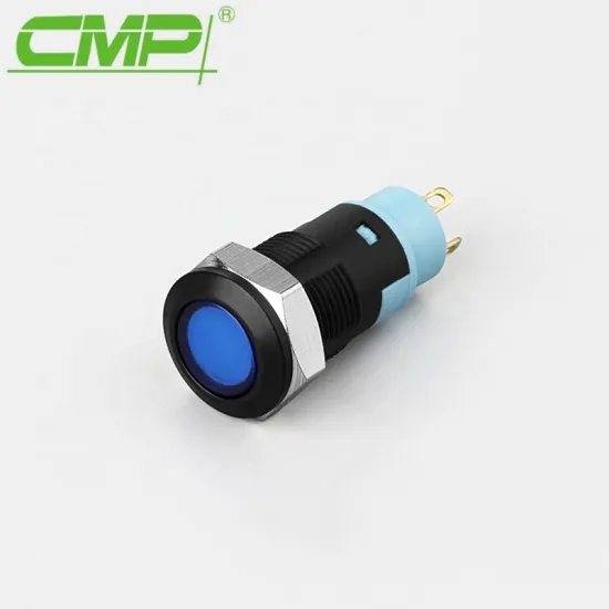 12mm Black Shell Momentary Push Button Switch With LED Light