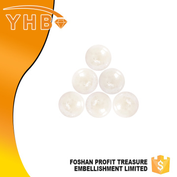 YHB spot supplies Korean beautiful lovely Lvory ceramic hot fix strass for sale