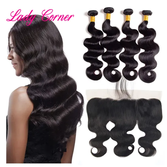 good quality 100% human hair body wave hair bundle cuticle aligned hair guangzhou