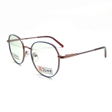 Wholesale Photochromic Anti-Blue Light Unisex Optical Glasses - Trendy Metal Frame - JG004