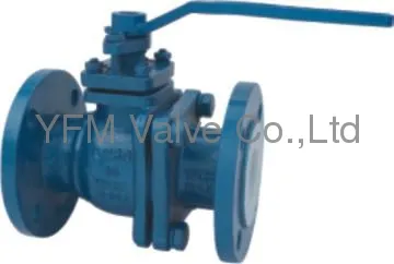 Wrench driving Ball Valve lined PFA/FEP