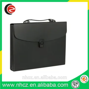 Black A4 Waterproof Document Expanding Bag